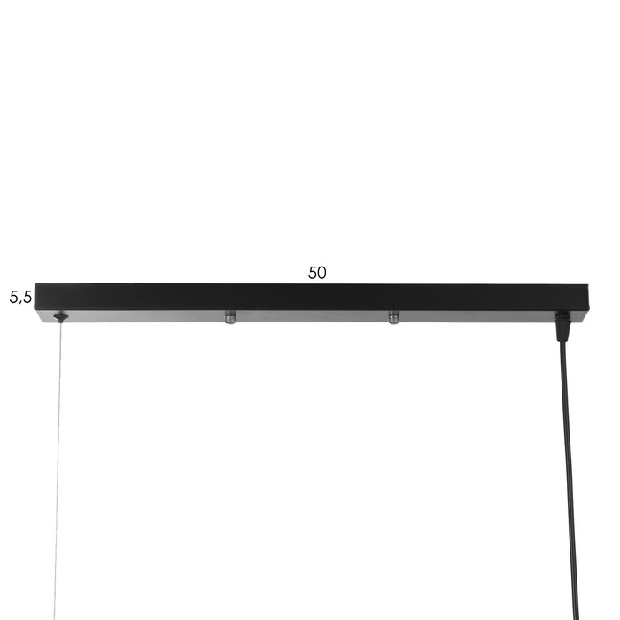 Светильник Светильник "Генри" 5хЕ27 40Вт черный 100х14,5х23-123 см