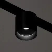 Светильник трековый BayerLux SLIM &laquo;Цилинр&raquo;, LED, 12 Вт, 3000K-6000К, 48 В, CRI90, 8&times;8&times;7.5 см, чёрный