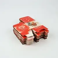 Коробки для адвент - календаря новогодние &laquo;Советский&raquo;, набор 31 шт., 7&times;7&times;7 см