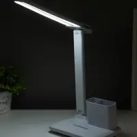 Настольная лампа сенсорная &laquo;Раздвижная&raquo; LED 15 Вт АКБ USB белый 45&times;30&times;17 см RISALUX