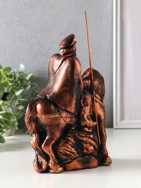 Фигура гипс &laquo;Казак на коне с пикой&raquo;, 25&times;19&times;11 см
