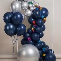 Воздушный шар латексный 36" &laquo;Серебро&raquo;, хром