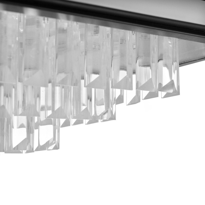 Люстра с ПДУ 1983/2 LED 130Вт 3000-6000К черный 45х45х18 см BayerLux