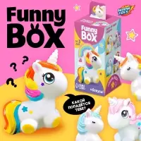Игрушка - сюрприз Funny Box &laquo;Пони&raquo;: фигурка, радуга, наклейки, инструкция, МИКС