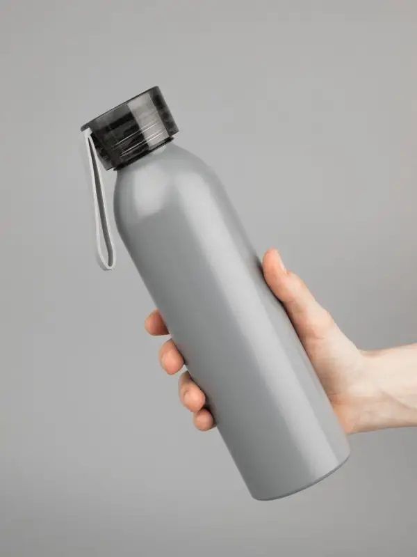Бутылка для воды Brooke, матовая серая Бутылка для воды Brooke, матовая серая