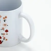 Гифтбокс с чаем, конфетами и еждневником "Цветочный паттерн"