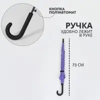 Зонт - трость полуавтоматический &laquo;Страны&raquo;, 8 спиц, R=46/55 см, d=92 см, МИКС