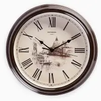 Часы настенные интерьерные &laquo;Город&raquo;, d=31 см, бесшумные