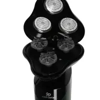 Электробритва LBR-13, 3 Вт, роторная, 3 головки, сухое бритьё, триммер, от АКБ