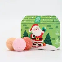 Бомбочки для ванны в домике «Дед Мороз», набор 6 шт х 40 г, URAL LAB