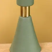 Подсвечник на 1 свечу текстурный "Болотный" 10,5х10,5х19,5 см