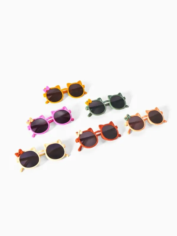 Очки солнцезащитные детские, uv 400, линза 4.8&times;4 см, цвет МИКС