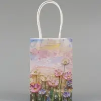 Пакет подарочный &laquo;Нежные цветы&raquo;,10&times;15&times;6 см