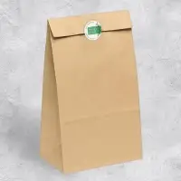 Наклейки для бизнеса Hand made, белые, 50 шт, 4 х 4 см