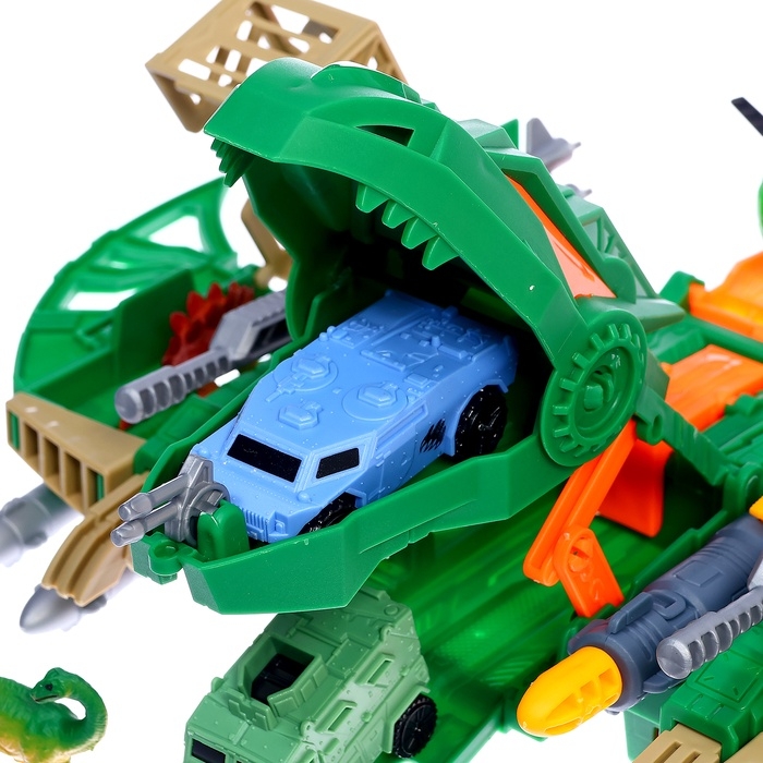 Парковка детская &laquo;Дино-База&raquo;, подвижные элементы, с аксессуарами