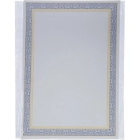 Сертификат-бумага А4 Attache двойная рамка сине-оранжевая ID8, 25шт/уп