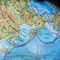 Глобус физический рельефный,210 мм