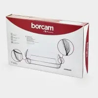 Форма для запекания Paşabah&ccedil;e Borcam, 3.5 л, прямоугольная, жаропрочное стекло, прозрачная