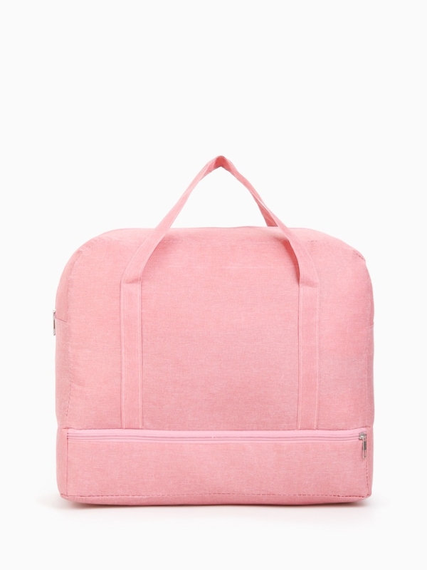 Сумка дорожная на молнии, розовая Сумка дорожная на молнии, розовая