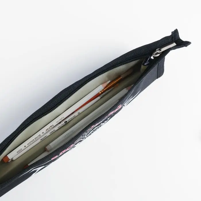 Пенал, текстиль, на замочке, 29×7.5 см «Вдохновляй» Пенал, текстиль, на замочке, 29×7.5 см «Вдохновляй»