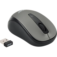 Мышь компьютерная Acer OMR134 серый оптичес. 1000dpi/2but беспровод. USB