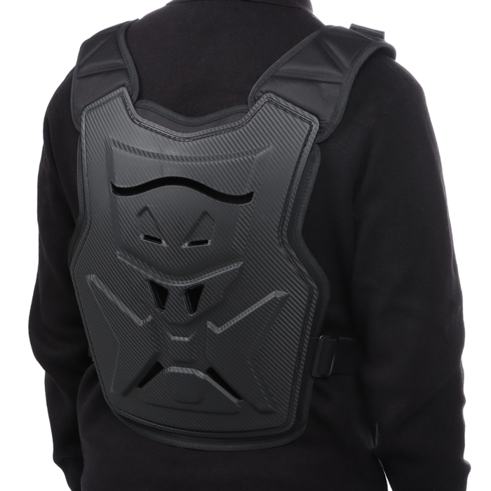 Мотозащита подростковая, панцирь, регулируемый размер