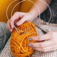 Спицы круговые, для вязания, с металлическим тросом, d=3 мм, 14/100 см