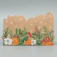 Коробка для макарун «Самого лучшего нового года» 18×5.5×5.5 см