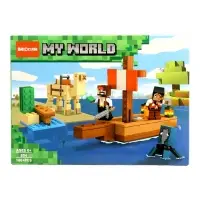 Конструктор блочный &laquo;Мой Мир. Путешествие пиратского корабля&raquo; Brick, 166 деталей