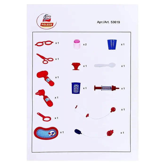 Игровой набор &laquo;Доктор №2&raquo;, в чемоданчике, 14 предметов