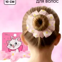 Резинка для волос &laquo;Ромашка&raquo; розовая, Коты аристократы