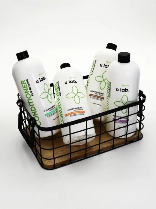 Кондиционер для белья, аромат жасмин и амбра, 1000 мл, ULAB