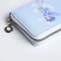 Кошелёк на молнии &laquo;Фея воздуха&raquo;, отдел для карт, для монет, голубой