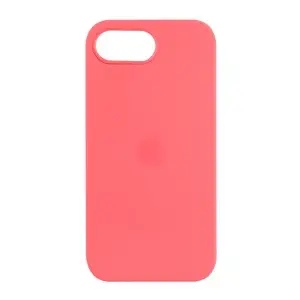 Чехол iPhone 17e Silicone Case 100% ORG (MagSafe + анимация NFC Clear) c LOGO Bright Guava
