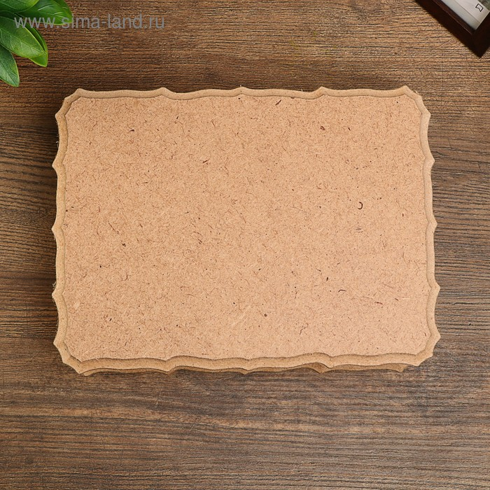 Шкатулка фигурная большая для декора из МДФ 23х17,5х6 см Шкатулка фигурная большая для декора из МДФ 23х17,5х6 см