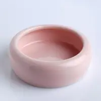 Миска, 100 мл, 10&times;3.2 см, керамика, нежно-розовая