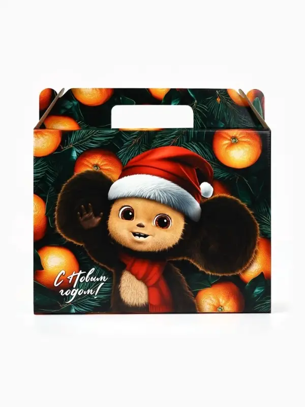 Подарочная коробка для конфет, Чебурашка