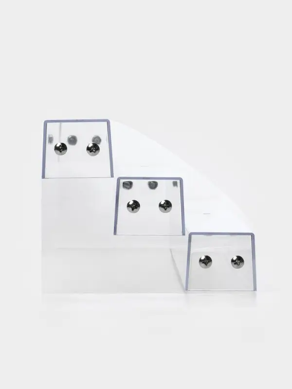 Подставка под лаки 3 этажа, 31&times;10.3&times;12.8 см, оргстекло 2 мм