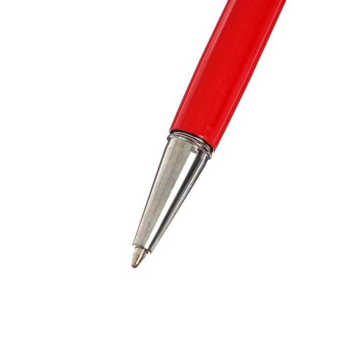 Ручка подарочная, шариковая, поворотный корпус, со стразами и стилусом, МИКС Ручка подарочная, шариковая, поворотный корпус, со стразами и стилусом, МИКС