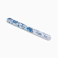 Пилка для ногтей &laquo;Гжель&raquo;, прямая, 180/240 грит, 18 см, разноцветная