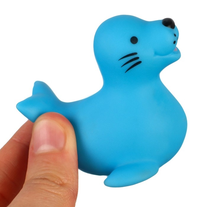 Набор резиновых игрушек для ванны &laquo;Малыши&raquo;, 6 шт, с пищалкой, Крошка Я