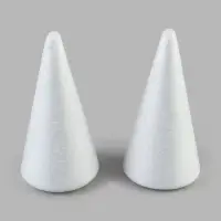 Конус из пенопласта, размер 11&times;5.5 см, 2 шт.