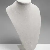 Бюст для украшений QF, 24&times;19&times;35 см, h=35 см, серый