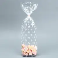 Пакет подарочный новогодний с жёстким дном «Ёлочки», 6 х 8 х 30 см Пакет подарочный новогодний с жёстким дном «Ёлочки», 6 х 8 х 30 см