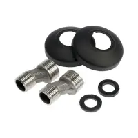 Смеситель для ванны ZEIN Z3843, однорычажный, душевой набор, лейка 5 режимов, черный