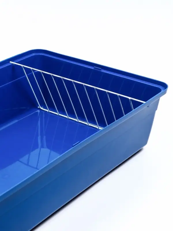 Клетка для кроликов, 60&times;36&times;32 см, усиленная, синяя