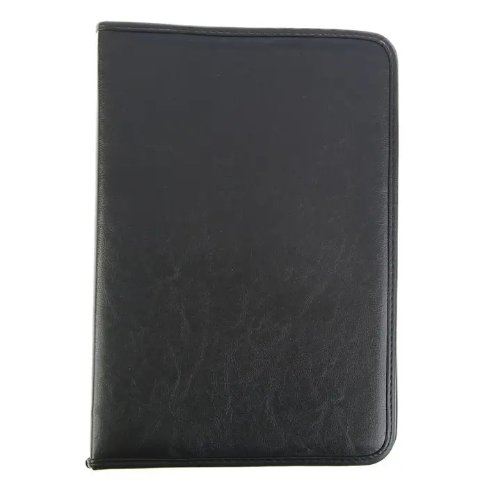 Папка деловая Calligrata &laquo;Лайт&raquo;, искусственная кожа, для бумаг, для офиса, с кольцевым механизмом 4, 360&times;260&times;30 мм, чёрная