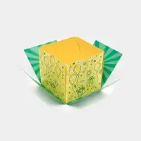 Бум-коробка подарочная с бабочками &laquo;Тебе подарочек&raquo;, 12 х 12 х 12 см