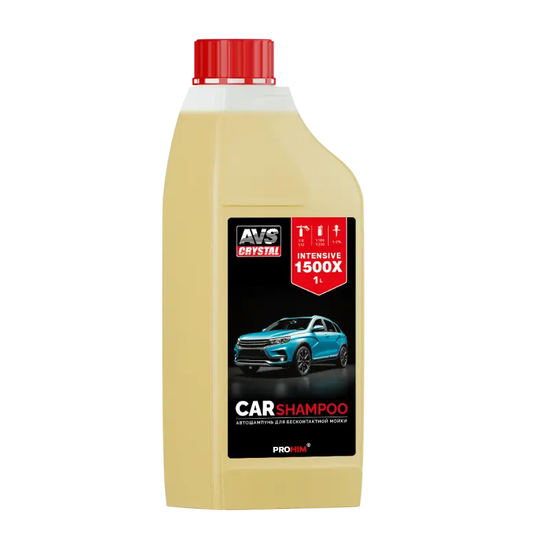 Автошампунь для б/к мойки AVS "Active Foam" 1: 8-12 1500X INTENSIVE 1 л