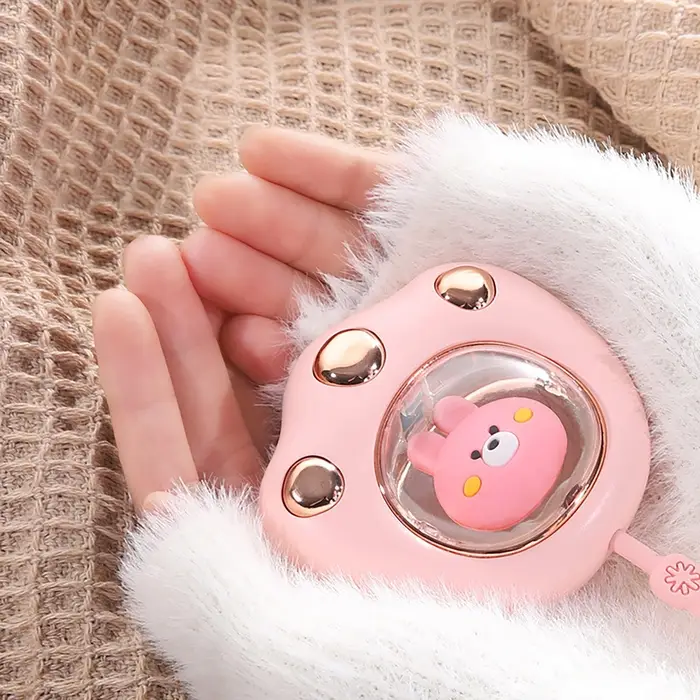 Электрическая портативная грелка для рук, 5 Вт, АКБ, 800 мАч, до 55 °С, USB, розовая Электрическая портативная грелка для рук, 5 Вт, АКБ, 800 мАч, до 55 °С, USB, розовая